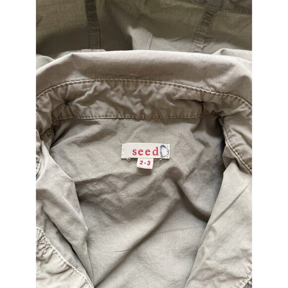Seed Heritage Olive Utility Jacket Size 2-3y - Picture 4 of 4